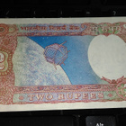 India Intia 2 Rupees 1985 P79 UNC- - pikkukuva 2