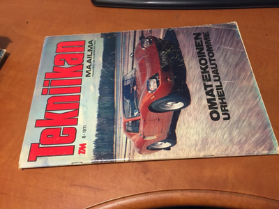 TEKNIIKAN MAAILMA 8/1971 HYVÄ