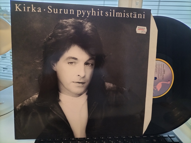 KIRKA. Surun pyyhit silmistäni. LP -88 HIENO KUNTO !!