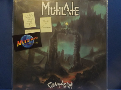 MUTILATE - CONTAGIUM - BLUE/BLACK VINYL GER 2019 M/M- LP