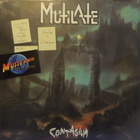 MUTILATE - CONTAGIUM - BLUE/BLACK VINYL GER 2019 M/M- LP - pikkukuva 1