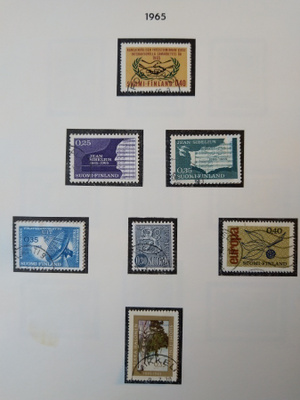 1965 Suomi postimerkki 7 kpl