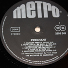 Zappa Mothers of Invention - Pregnant LP 1972 - pikkukuva 3
