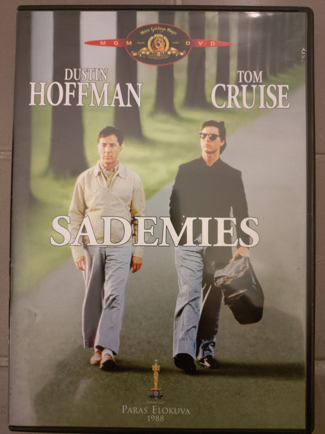 Sademies (1988 Hoffman, Cruise, 4xOscar,  DVD