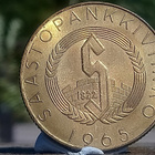 Kullanvärinen kolikko C.G.Mannerheim. Halkaisija - 31 mm. - pikkukuva 4