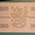 SUOMI 1000mk.1955 1 kpl HUOMAA C kirjain . katso .. - pikkukuva 2