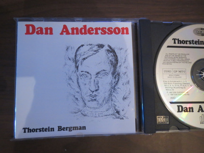 Dan Andersson & Thorstein Bergman CD