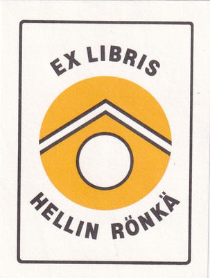 Ex Libris, Hellin Rönkä , b437