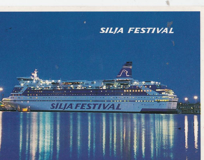 Laiva m/s Silja Festival  + leimat     p210