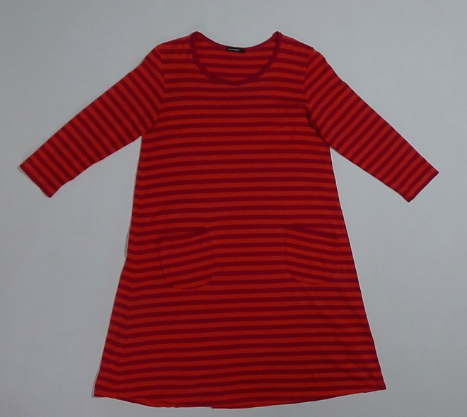 Marimekko Tiia mekko , kuosi tasaraita