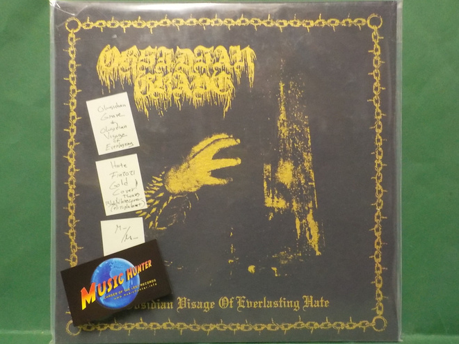 OBSIDIAN GRAVE-OBSIDIAN VISAGE OF EVERLASTING HATE M-/M- LP