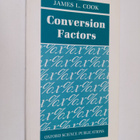 James L. Cook : Conversion Factors - pikkukuva 1