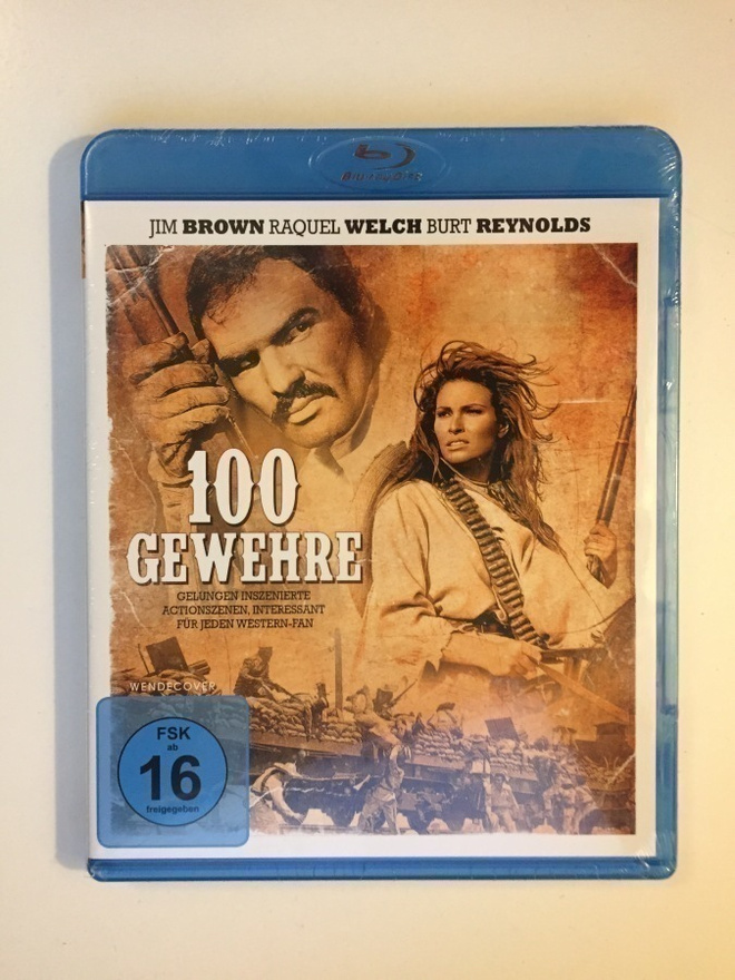 100 Kivääriä (Blu-ray) Burt Reynolds (1969) UUSI