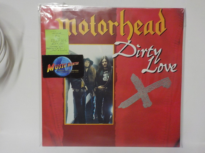 MOTORHEAD - DIRTY LOVE EX+/M- RARE 1989 LP