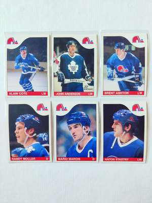 85-86 Opc - Quebec Nordiques 6kpl