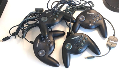 Microsoft Sidewinder pc gamepad peliohjaimia