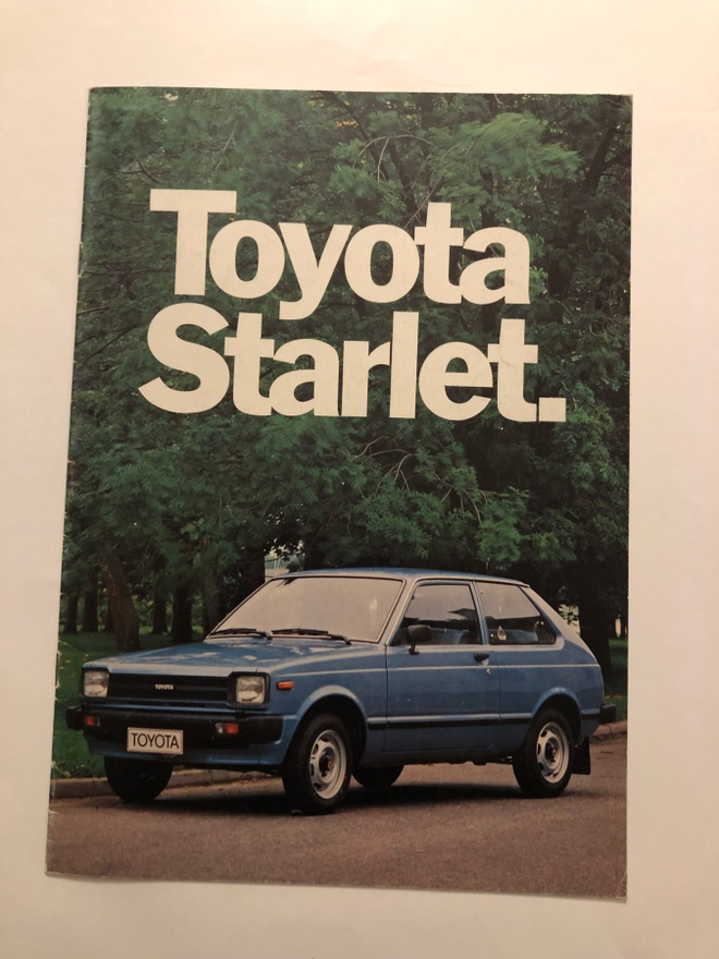 Myyntiesite - Toyota Starlet - 9/1980