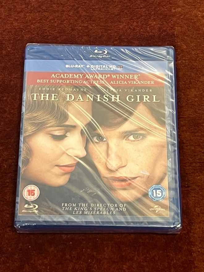 THE DANISH GIRL - BLU-RAY - UUSI - alicia vikander