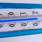 Lämpömittari sininen lasi korkeus 17cm hyvin kaunis - pikkukuva 5