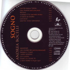 Andrea Bocelli • Sogno CD - pikkukuva 4