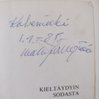 Matti Järvenpää : Kieltäydyin sodasta (signeerattu) - pikkukuva 3