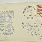 VANHA Ensilento Kuori New York USA - Helsinki 1947 KOMEA - pikkukuva 1
