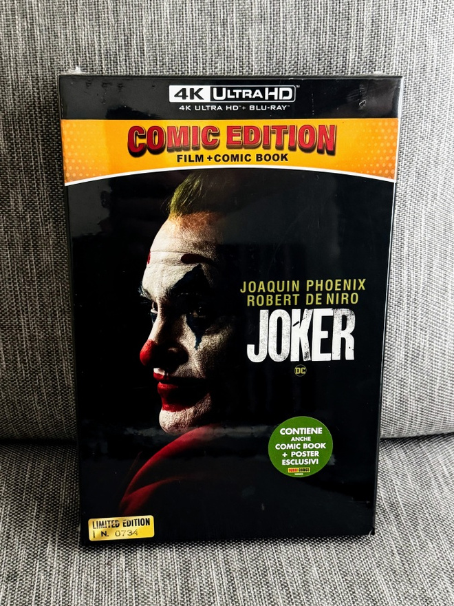 Joker Comic Edition 4K UHD + Blu-ray + Comic Book IT