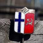 Veljekset Sundqvist leimalla Emalinen merkki. Halkaisija - 1 - pikkukuva 5