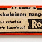 Vanha Annan Vennun tanssimainos magneettina * 50-luku - pikkukuva 1