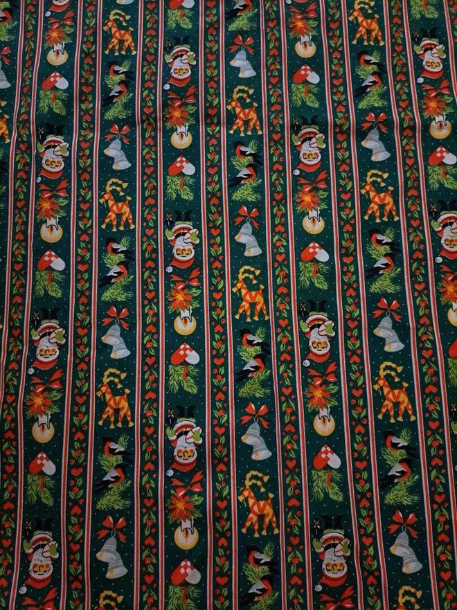 Jouluinen puuvillakangas 150x140cm