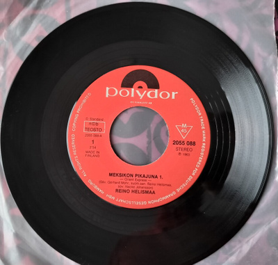 REINO HELISMAA 7”:Meksikon pikajuna 1 ja 2, 2055 088 POLYDOR