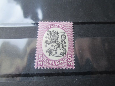 Saarisenmalli 5mk violetti/musta 1927
