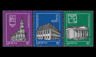 Liettua 568-70 ** Arkkitehtuuri raatihuoneita (1994)