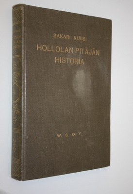 Sakari Kuusi : Hollolan pitäjän historia 2 : muinaisuuden...
