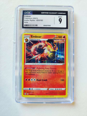 Emboar Battle Styles 025/163 CGC 9
