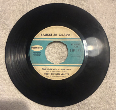 SAUKKI JA ORAVAT 7" EP - 4 SONGS