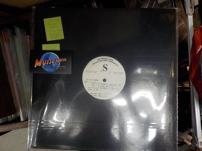ZZ TOP - GIVE IT UP 5 TRACK TEST PRESS EX/EX 12" EP