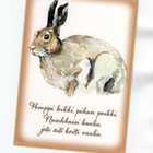 JÄNÖ °°POMPPI, LOIKKI, PIHAN POIKKI....°° -KORTTI / S. Pelho - pikkukuva 1