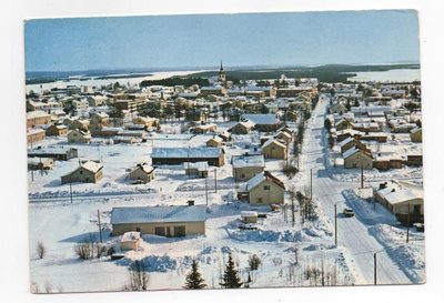 KUUSAMO: keskustaa talvella