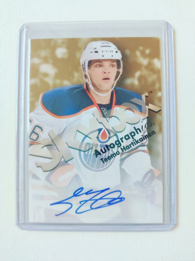 Teemu Hartikainen - 12-13 Fleer Retro SkyBox Autocraphics