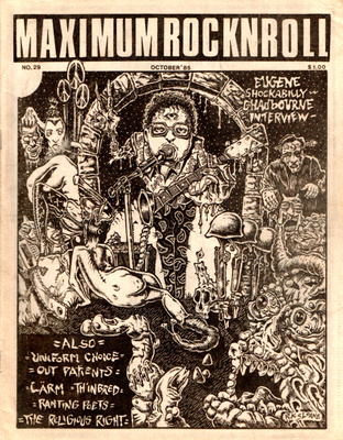 MAXIMUM ROCK'N'ROLL #29 (lokakuu 1985)