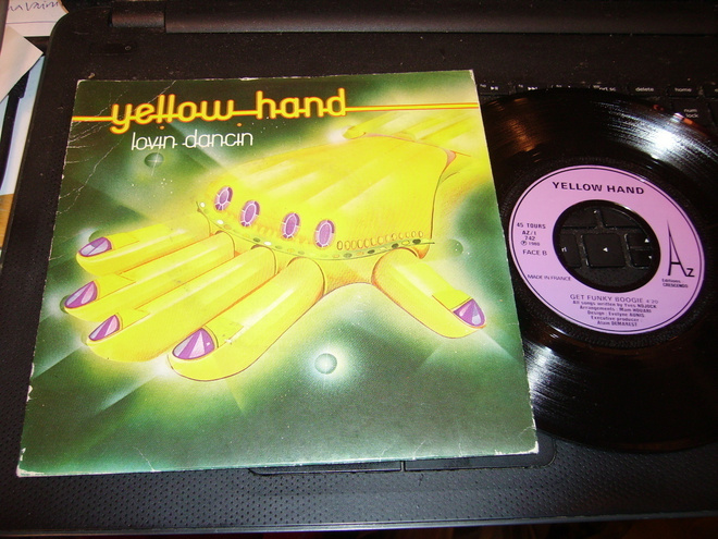 7" single : Yellow Hand : lovin dancin ( sis. postikulut )