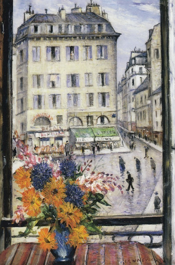 Christopher R. W. Nevinson: Syksyn kukkakimppu, Pariisi