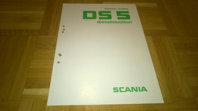 Esite Scania DS 5 Dieselmoottori, 1972