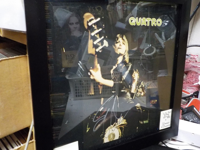 SUZI QUATRO - QUATRO EX+/EX LP NIMMARILLA
