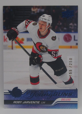 2023-24 Upper deck Young guns Deluxe Roby Järventie /250