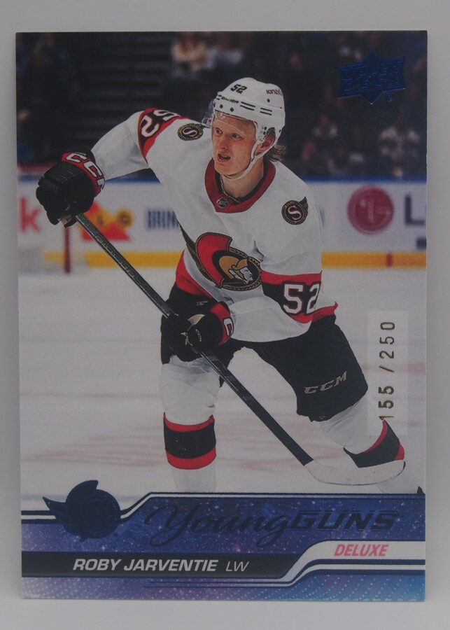 2023-24 Upper deck Young guns Deluxe Roby Järventie /250
