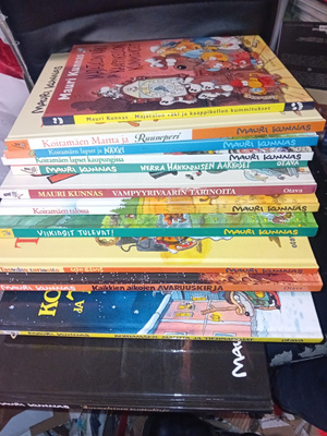 12 kpl kokoelma Mauri Kunnas kirjoja ( SIS POSTIKULU )