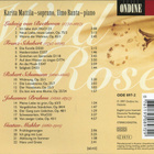 Karita Mattila • Ilmo Ranta – Wild Rose - CD - 1997 - pikkukuva 2
