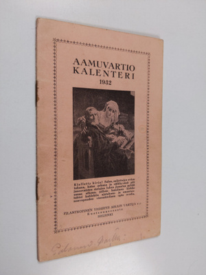 Aamuvartio kalenteri 1932